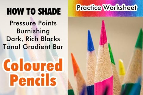 How To Shade Using Coloured Pencils